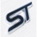 Эмблема ST, чёрная, металлическая, fst001b